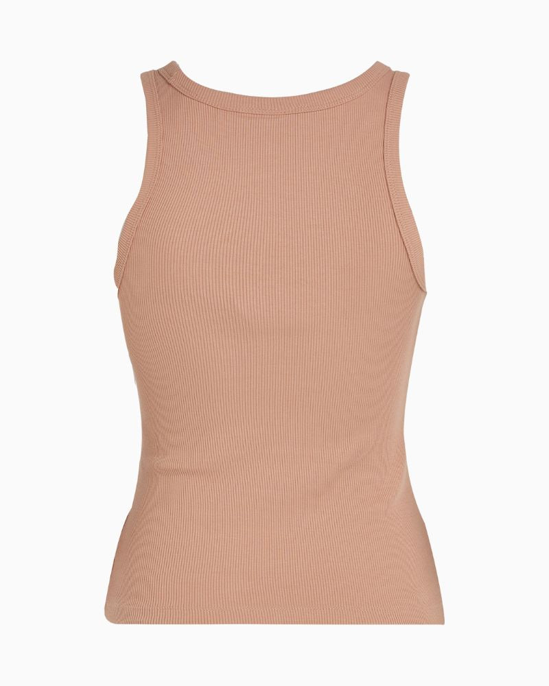 Calvin Klein - Woven Lable Rib Tank Top