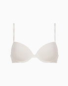 Calvin Klein - Push Up Plunge Bra in Ivory colour front view