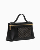 Side view of Calvin Klein black cosmetic bag – Áines Boutique