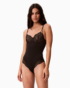 Calvin Klein Bodysuit in Black front view