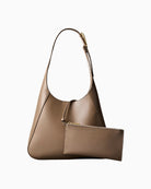 Long zip wallet included with Calvin Klein shoulder bag taupe – Áines Boutique