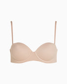 Calvin Klein Perfectly Fit Strapless Push-Up Bra in nude cup detail