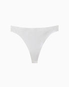 Calvin Klein Perfectly Fit Thong in white fabric detail