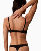 Calvin Klein Thong in Black back view