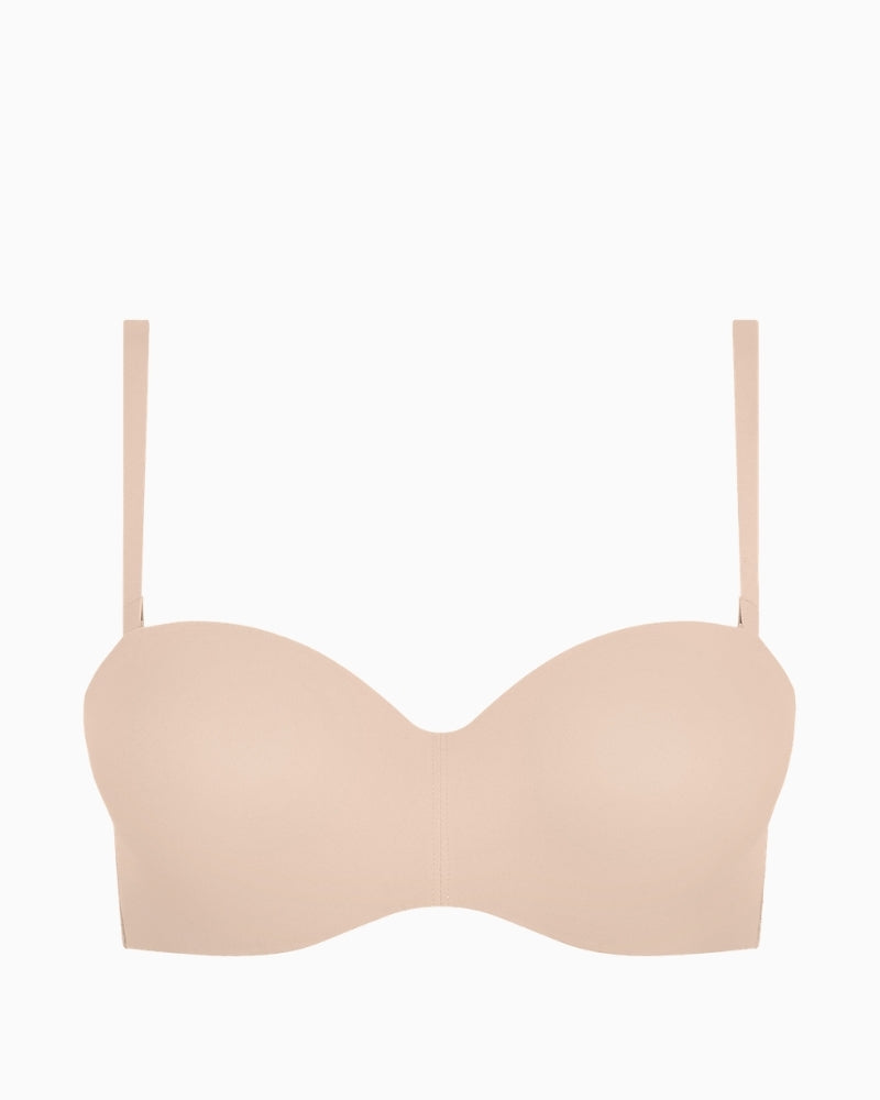 Chantelle Norah Comfort strapless bra nude rose with straps