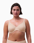 Chantelle Norah Covering Molded Bra in Beige cup detail