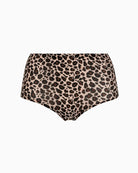 Chantelle Soft Stretch High Waist Briefs in Leopard waistband detail