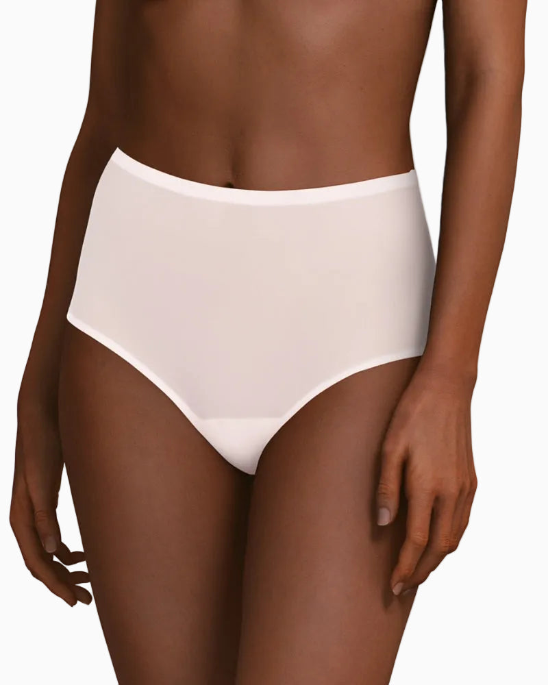 Chantelle Soft Stretch High Waist Briefs in pink front view