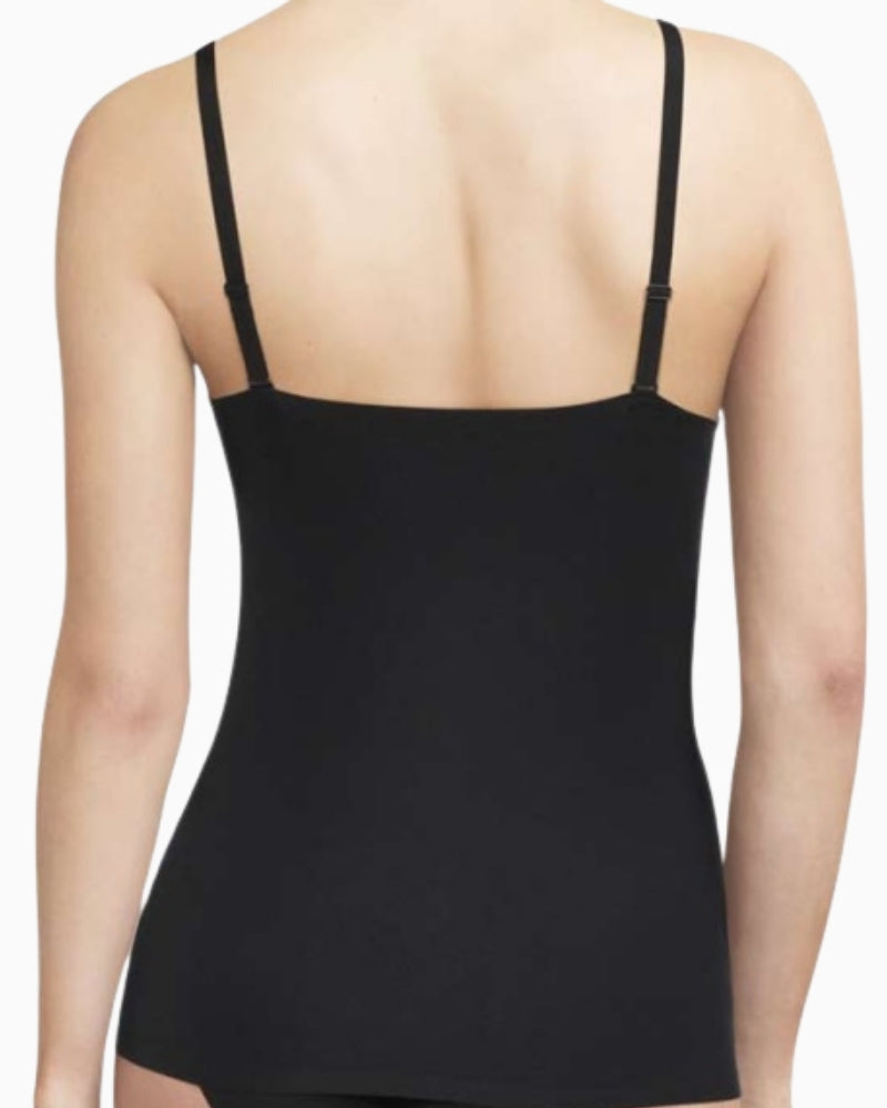 Chantelle seamless camisole black back view
