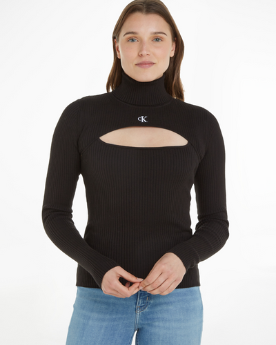 Ck Jeans - Cut Out Tight Sweater