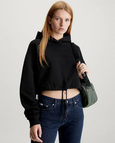 Ck Jeans - Embossed Monologo Hoodie
