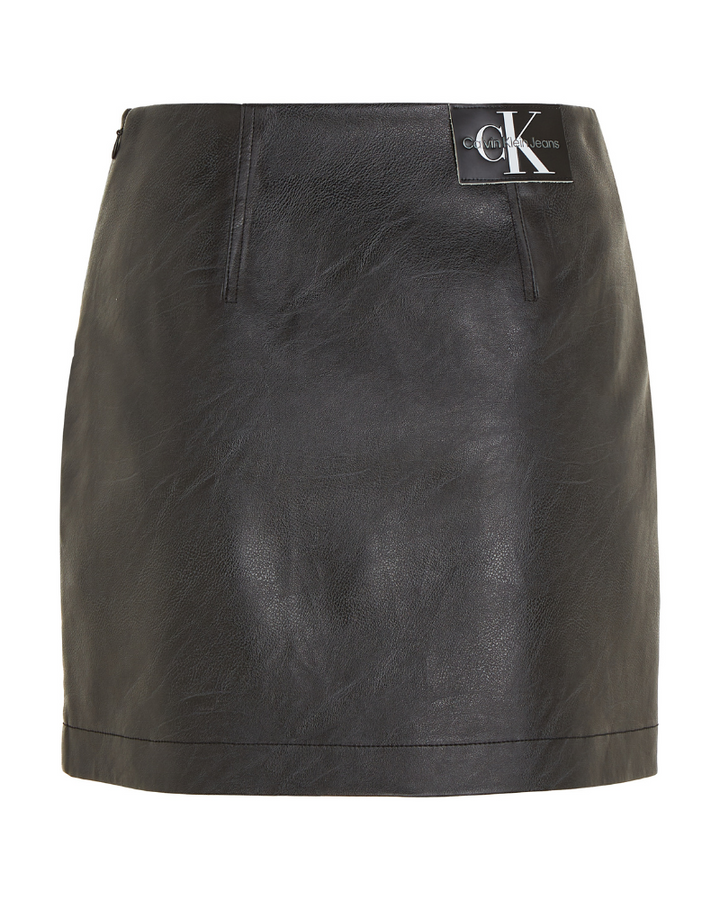 Ck Jeans - Faux Leather Skirt 