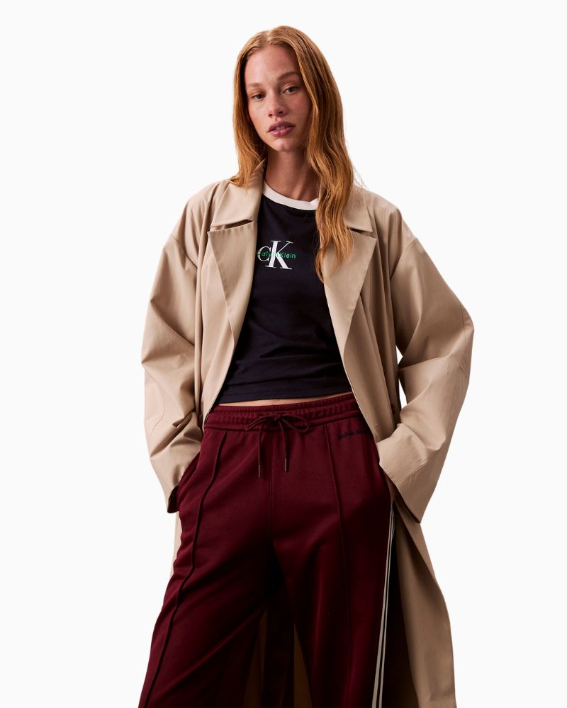 Calvin Klein high French trousers with straight leg and clean high-rise waist