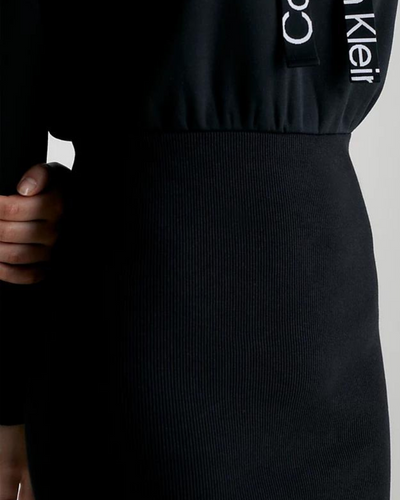Ck Jeans - Logo Elastic Hoodie Dress