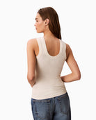 Back view of lightweight modal tank with close fit
