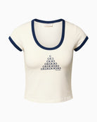Ck Jeans - Scoop Neck Graphic Tee with logo design