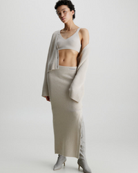 Ck Women - Recycled Wool Maxi Skirt   