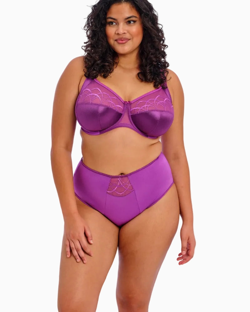 Elomi Cate Underwear Bra in Purple front view