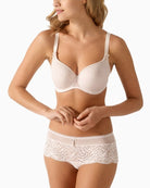 Empreinte Verity Invisible Full Cup Bra in blush with lightweight spacer fabric