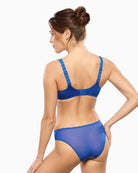 Empreinte Agathe full cup bra in blue back view
