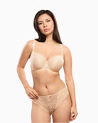 Empreinte Amour bra in nude Nacre – front view
