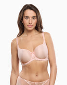 Empreinte Amour Spacer Bra in Baby Pink front view