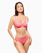 Empreinte Cassiopee Brief in Pink lace side detail