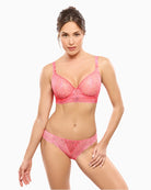 Empreinte Cassiopee thong in pink high leg shape
