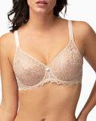 Empreinte Invisible Full Cup Bra in Beige front view