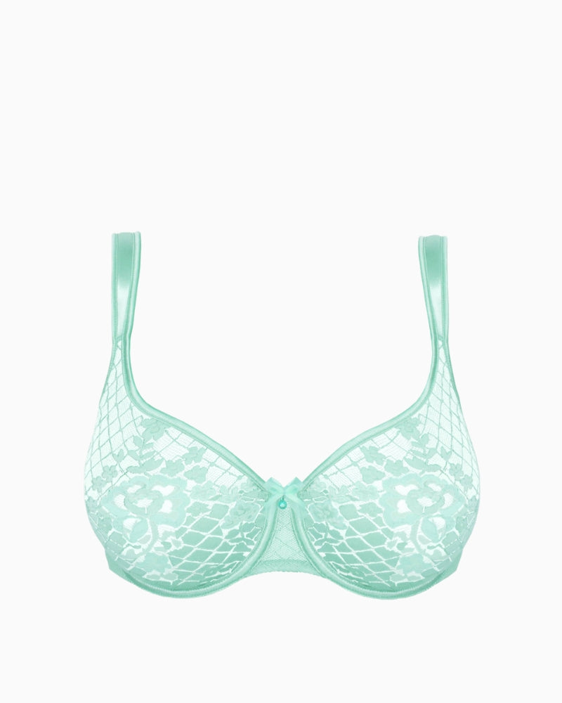 Empreinte Melody full cup bra aqua front view
