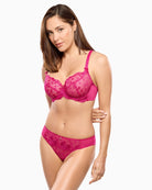 Empreinte Tess string thong Rose Samba side view – Áines Boutique