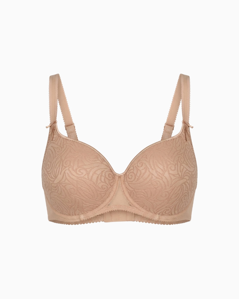 Empreinte Verity Spacer Bra in caramel cup detail