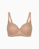 Empreinte Verity Spacer Bra in caramel cup detail