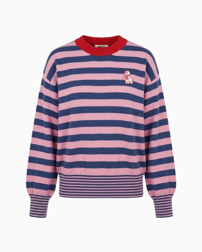 FRNCH Akita Jumper in Pink front view