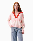 FRNCH Hydralis Rose Sweater front view