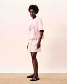 FRNCH Lolite T-shirt in rose side view