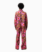 FRNCH Sailor Vitoria Shirt black floral print back view