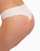 Close-up Back view of Fantasie thong showing smooth, clean-cut fabric with no VPL