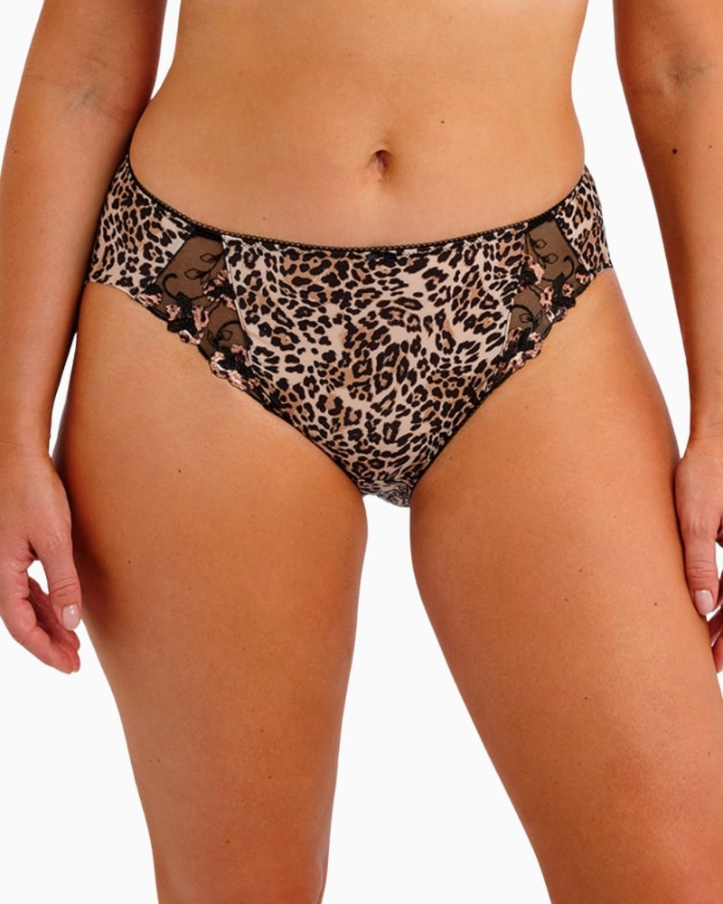 Fantasie Talia Leopard brief front view – Áines Boutique