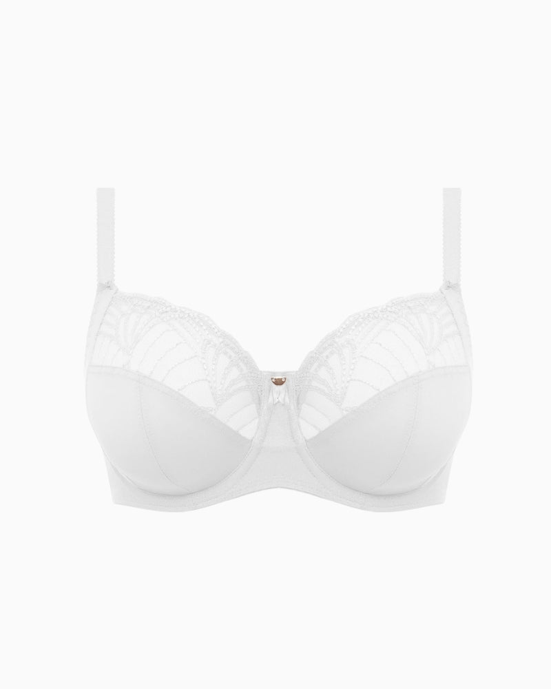 Fantasie Adelle Side Support Bra in white embroidery detail