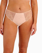 Fantasie Cesile Brazilian Brief in Peach Sorbet diamanté trim detail