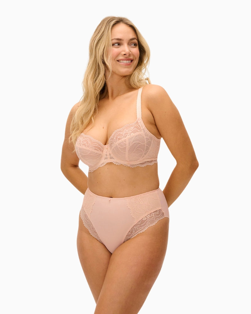 Fantasie Cesile Side Support Bra in Peach Sorbet side view