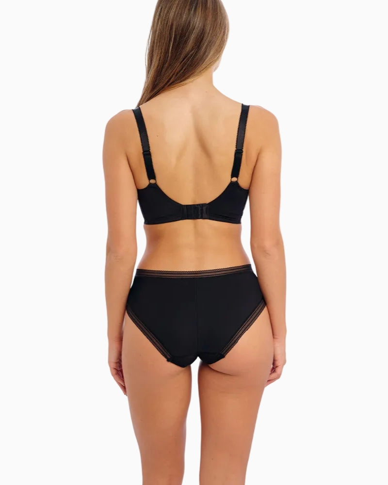 Fantasie Fusion Lace Side Support Bra in Black back view