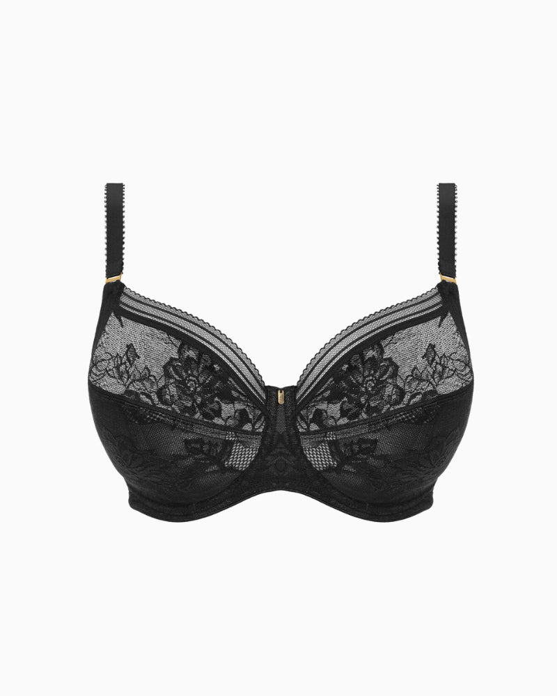 Fantasie Fusion Lace Side Support Bra in Black lace detail