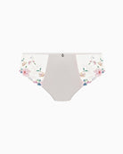 Fantasie Lillia Brief white flat lay front view with embroidery