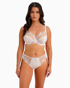 Fantasie Lillia Brief white paired with matching bra front view