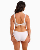 Fantasie Lillia side support bra white back view straps