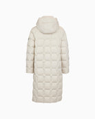 Frandsen Down Coat in cream back view