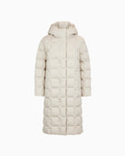 Frandsen Down Coat in cream front view