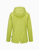 Frandsen Rain Jacket in lime back view